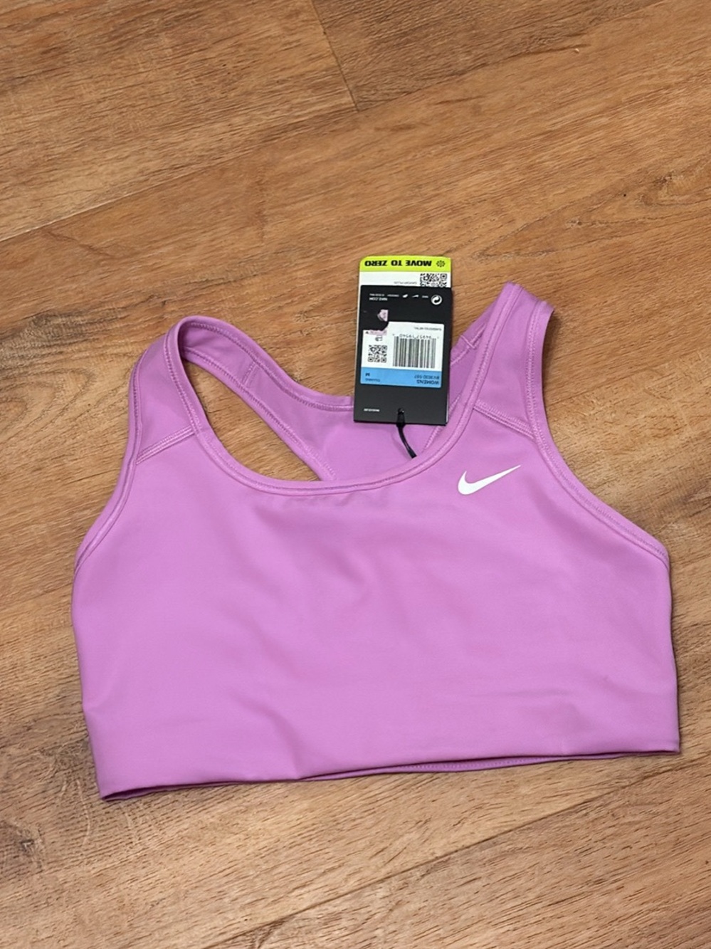 Nike Women’s Lavender Racerback Top with White Swoosh